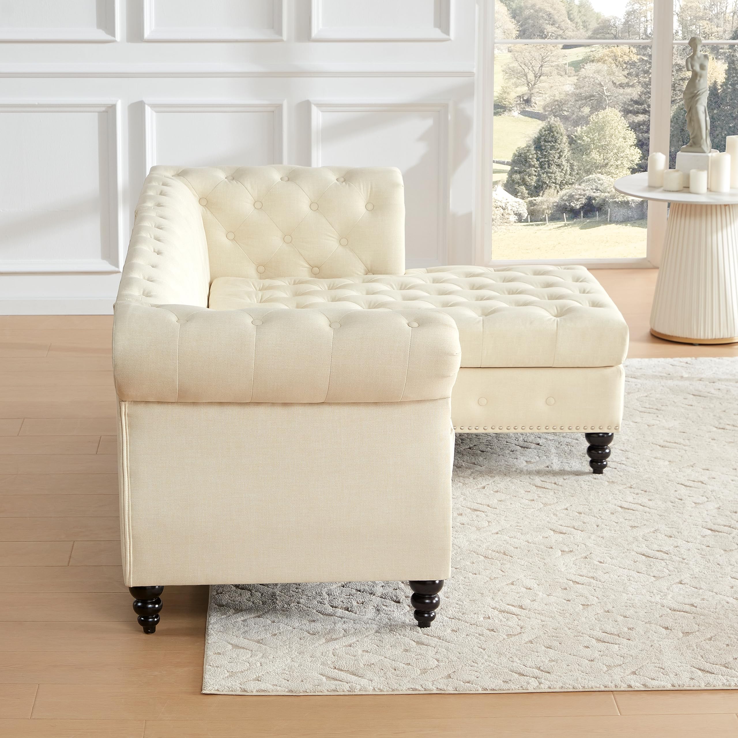 Tbfit 162 Sofas, L Shape, Beige